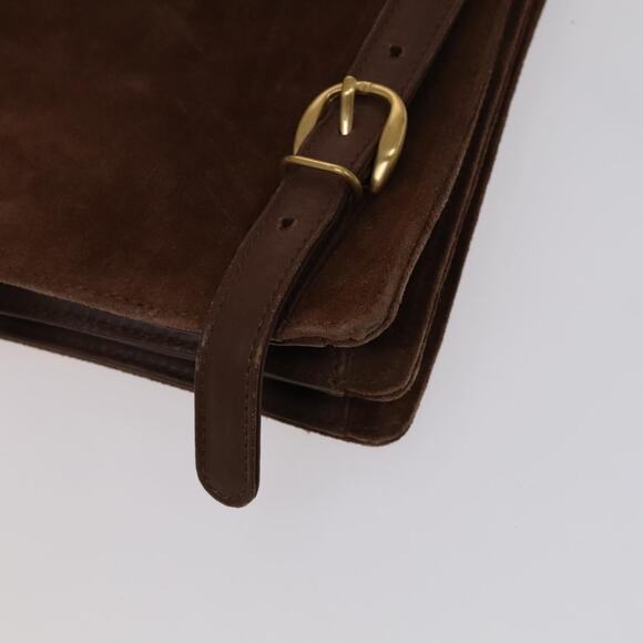 GUCCI Horsebit Backpack Suede Brown Gold - Picture 16 of 16